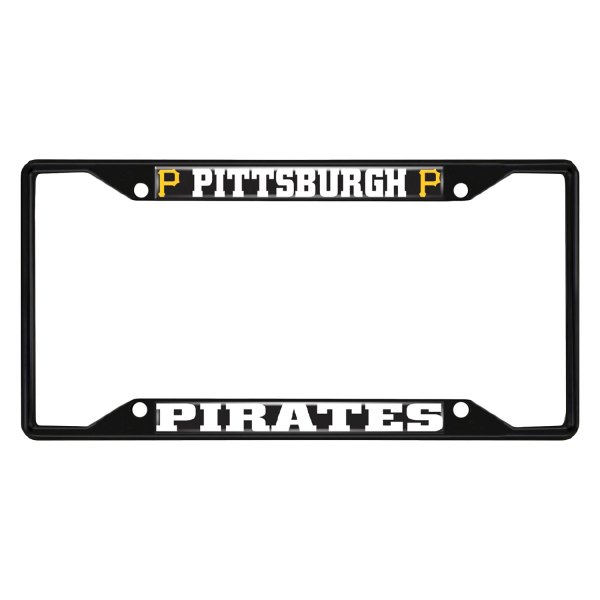 FanMats® - Sport MLB License Plate Frame with Pittsburgh Pirates Logo