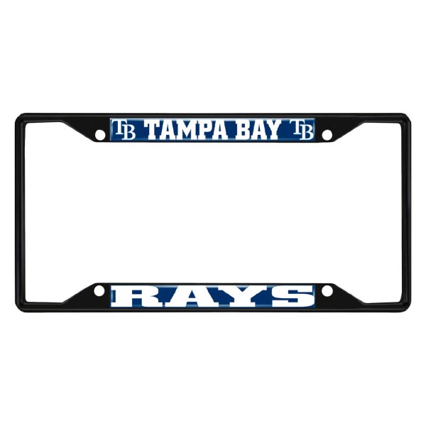 FanMats® - Sport MLB License Plate Frame with Tampa Bay Rays Logo