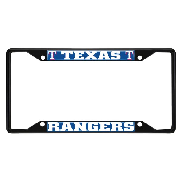 FanMats® - Sport MLB License Plate Frame with Texas Rangers Logo