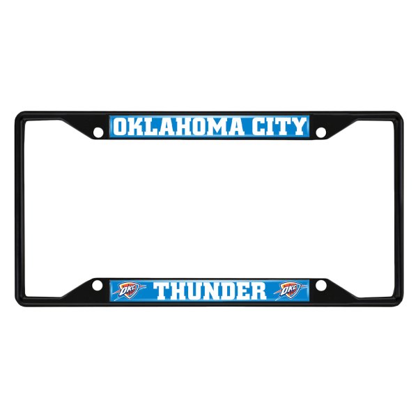 FanMats® - Sport NBA License Plate Frame with Oklahoma City Thunder Logo