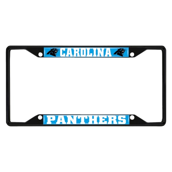 FanMats® - Sport NFL License Plate Frame with Carolina Panthers Logo