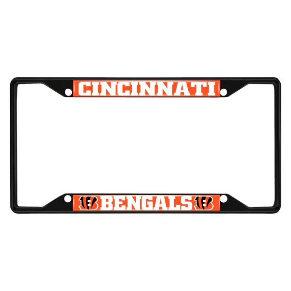 FanMats® - Sport NFL License Plate Frame with Cincinnati Bengals Logo