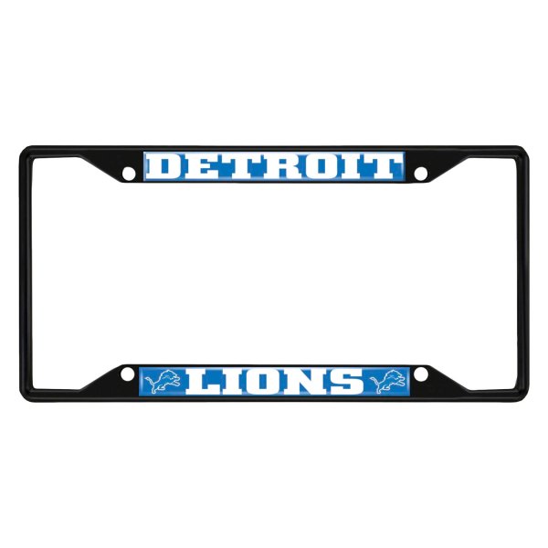 FanMats® - Sport NFL License Plate Frame with Detroit Lions Logo