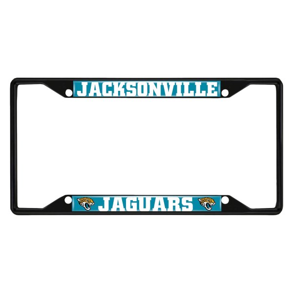 FanMats® - Sport NFL License Plate Frame with Jacksonville Jaguars Logo