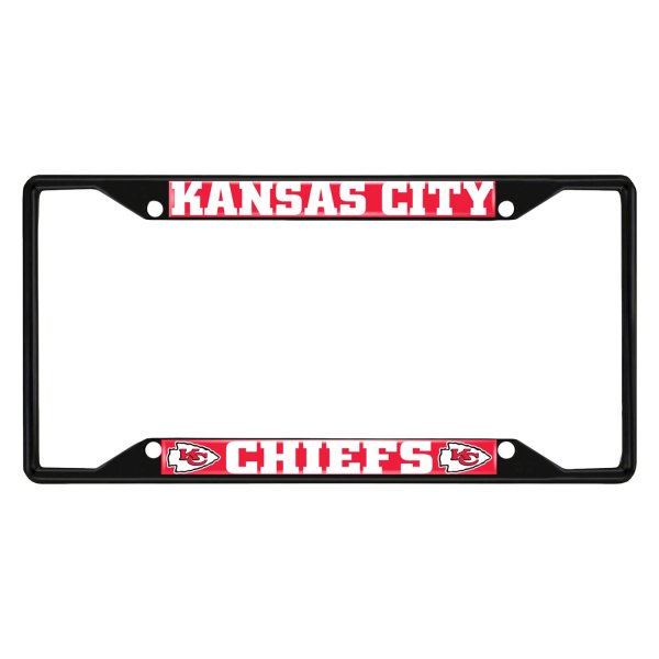 FanMats® - Sport NFL License Plate Frame with Kansas City Chiefs Logo
