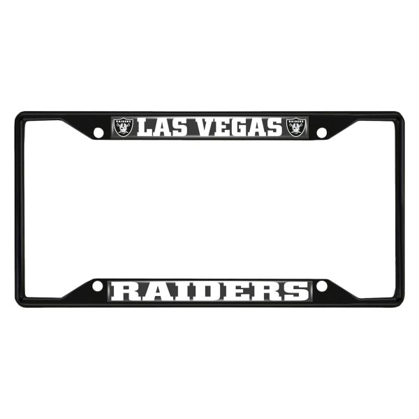 FanMats® - Sport NFL License Plate Frame with Las Vegas Raiders Logo
