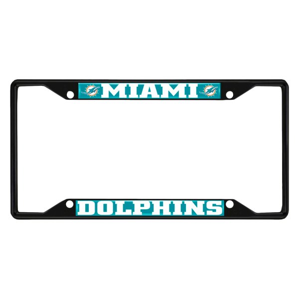 FanMats® - Sport NFL License Plate Frame with Miami Dolphins Logo