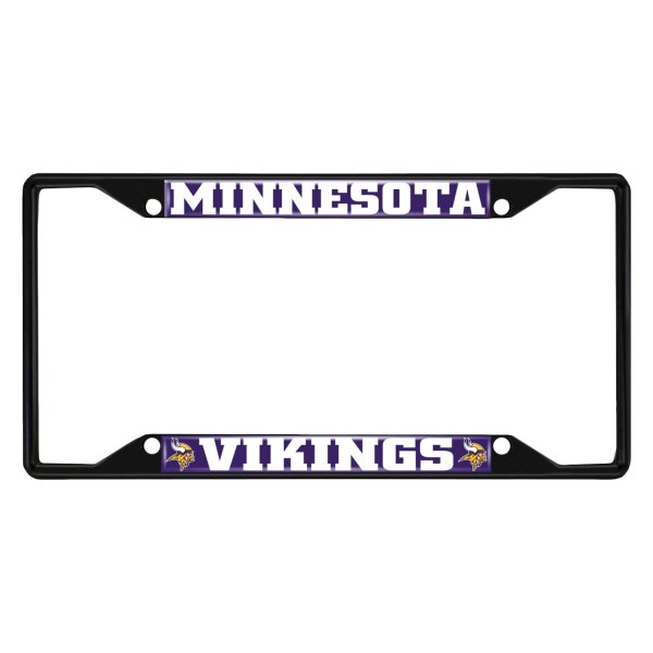 FanMats® - Sport NFL License Plate Frame with Minnesota Vikings Logo