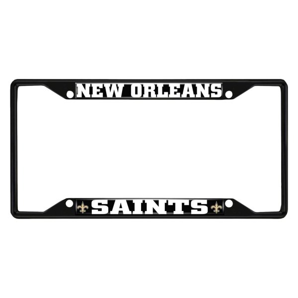FanMats® - Sport NFL License Plate Frame with New Orleans Saints Logo