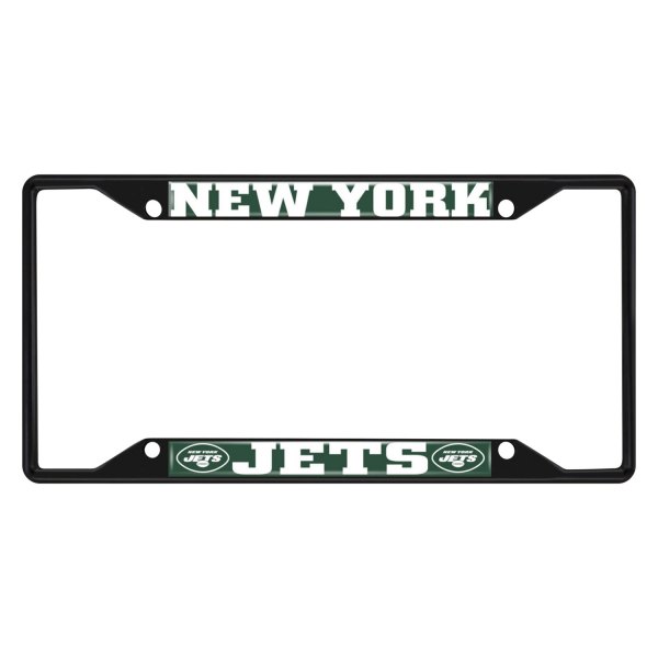 FanMats® - Sport NFL License Plate Frame with New York Jets Logo