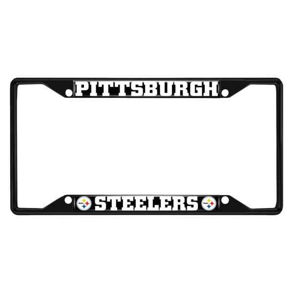 FanMats® - Sport NFL License Plate Frame with Pittsburgh Steelers Logo
