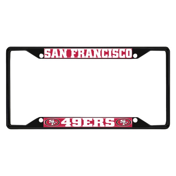 FanMats® - Sport NFL License Plate Frame with San Francisco 49ers Logo