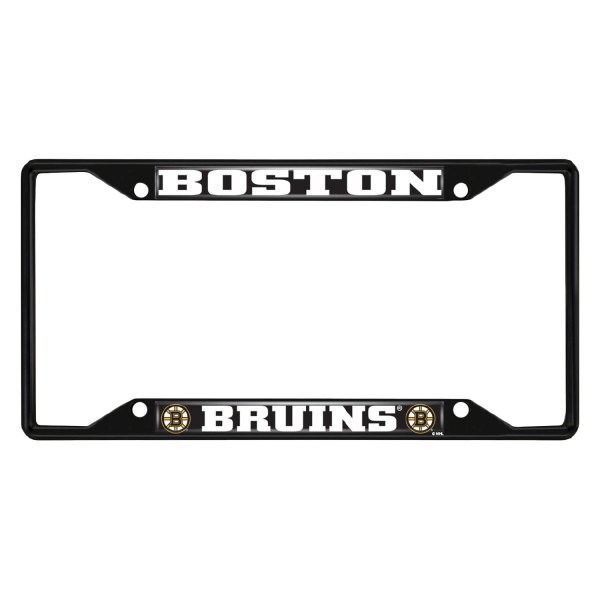 FanMats® - Sport NHL License Plate Frame with Boston Bruins Logo