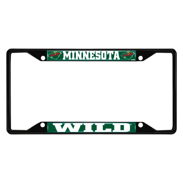 FanMats® - Sport NHL License Plate Frame with Minnesota Wild Logo