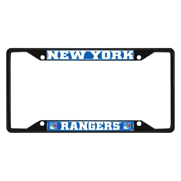 FanMats® - Sport NHL License Plate Frame with New York Rangers Logo
