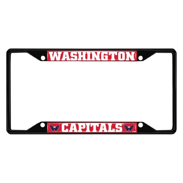 FanMats® - Sport NHL License Plate Frame with Washington Capitals Logo