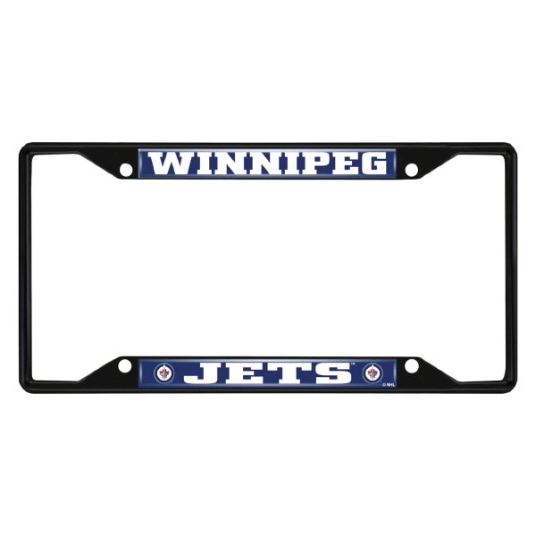 FanMats® - Sport NHL License Plate Frame with Winnipeg Jets Logo