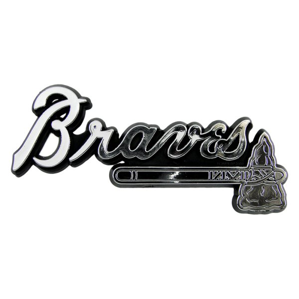 FanMats® - MLB "Atlanta Braves" Chrome Molded Emblem