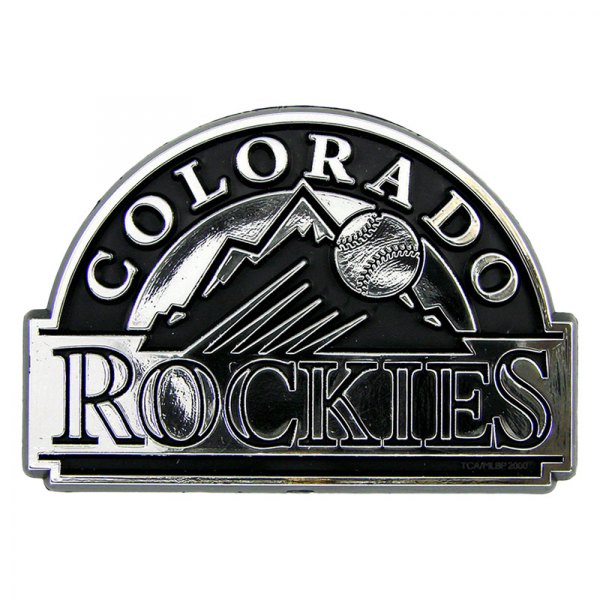 FanMats® - MLB "Colorado Rockies" Chrome Molded Emblem