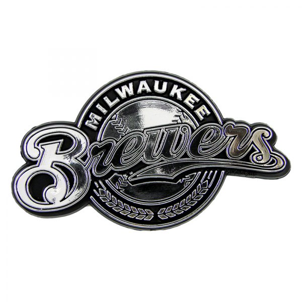 FanMats® - MLB "Milwaukee Brewers" Chrome Molded Emblem