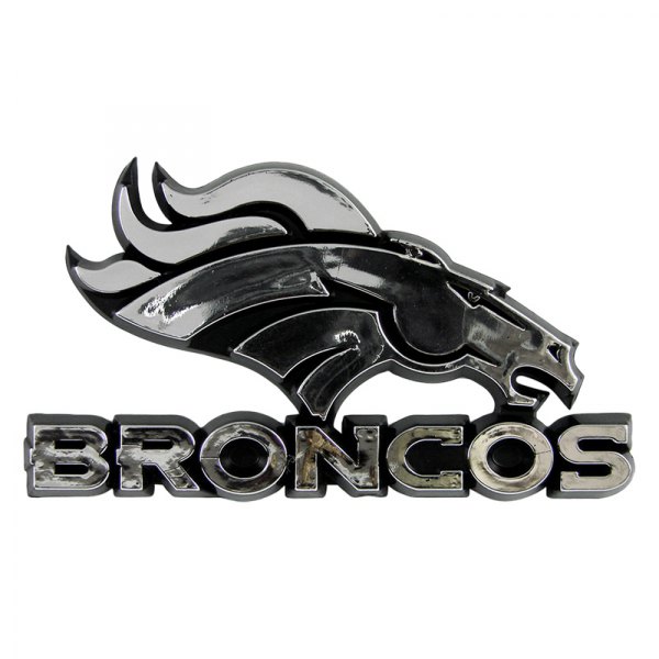 FanMats® - NFL "Denver Broncos" Chrome Molded Emblem