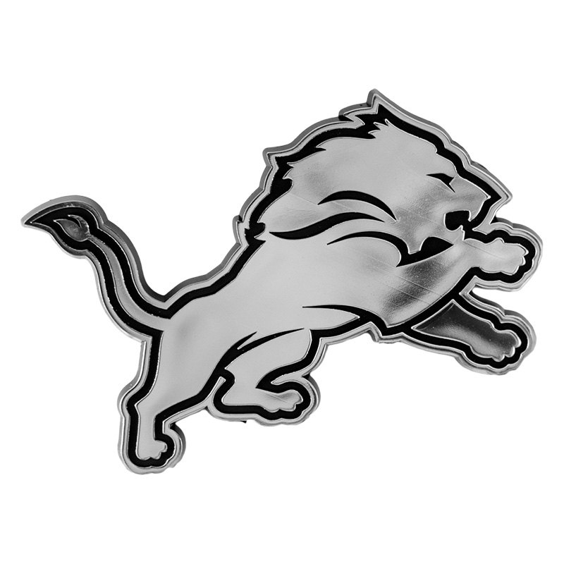 FANMATS NFL - Detroit Lions 3D Molded Full Color Metal Emblem