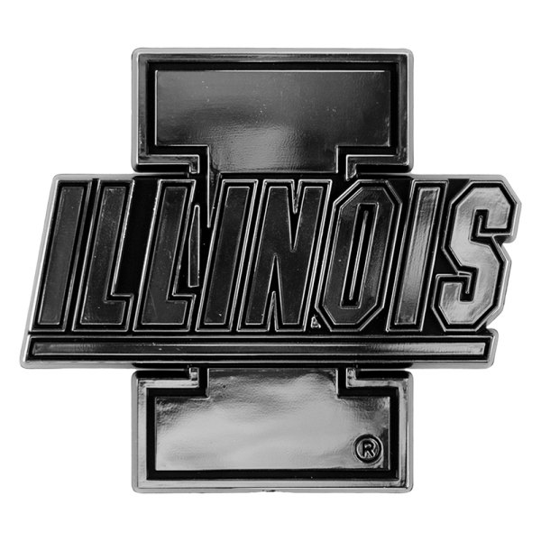 FanMats® - College "University of Illinois" Chrome Molded Emblem