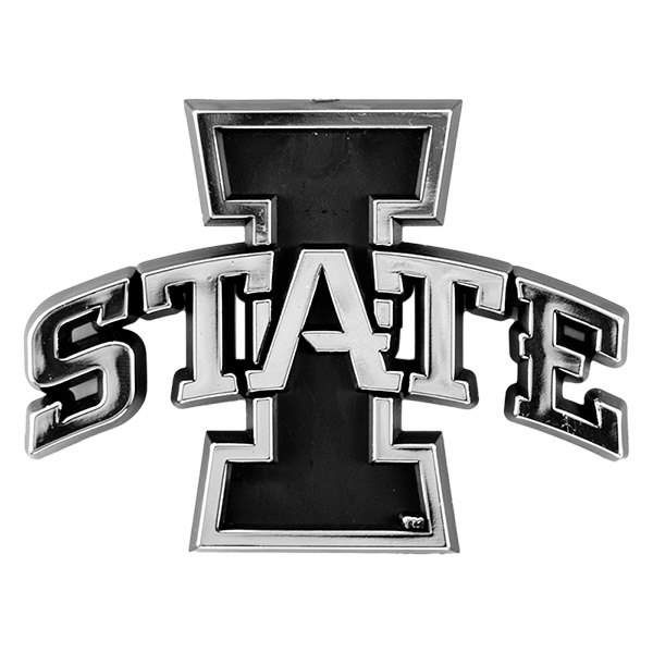 FanMats® - College "Iowa State University" Chrome Molded Emblem