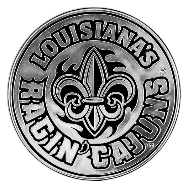 FanMats® - College "University of Louisiana-Lafayette" Chrome Molded Emblem