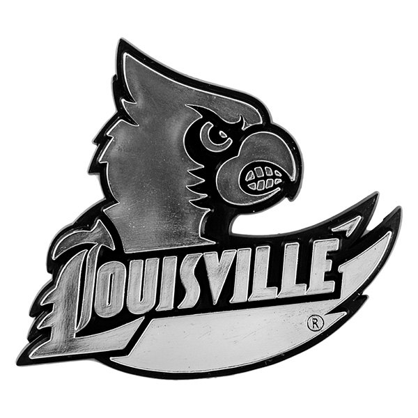 FanMats® - College "University of Louisville" Chrome Molded Emblem