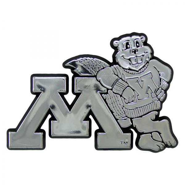 FanMats® - College "University of Minnesota" Chrome Molded Emblem