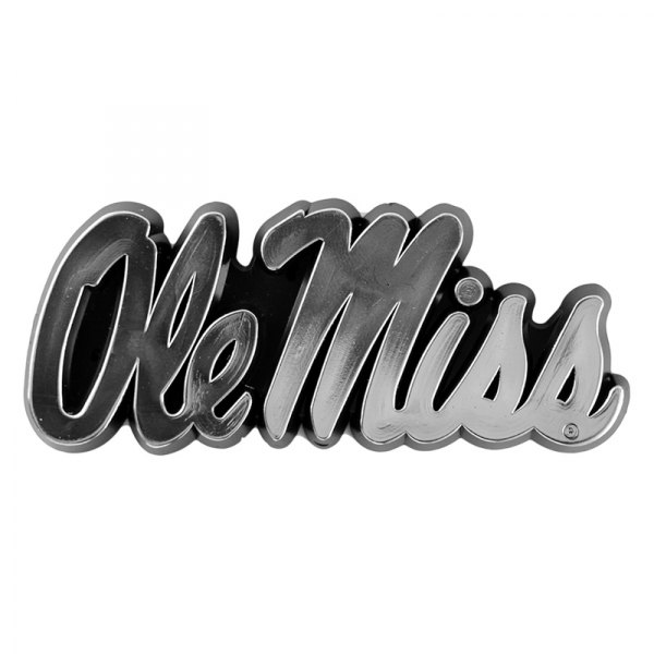 FanMats® - College "University of Mississippi (Ole Miss)" Chrome Molded Emblem