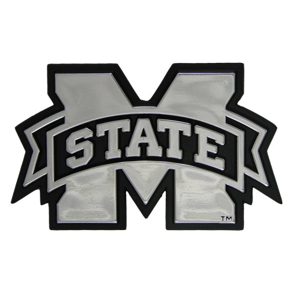 FanMats® - College "Mississippi State University" Chrome Molded Emblem