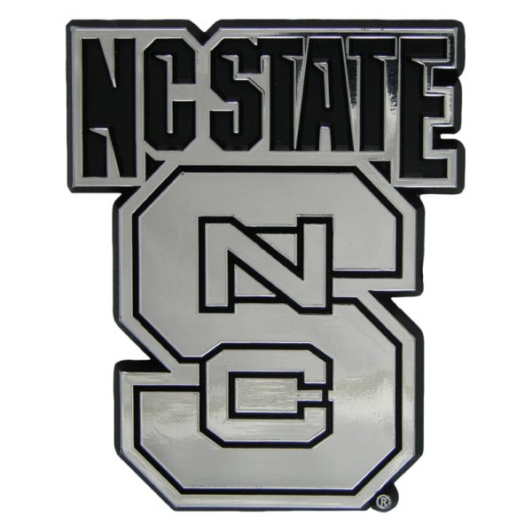FanMats® - College "North Carolina State University" Chrome Molded Emblem