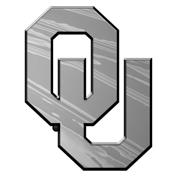 FanMats® - College "University of Oklahoma" Chrome Molded Emblem