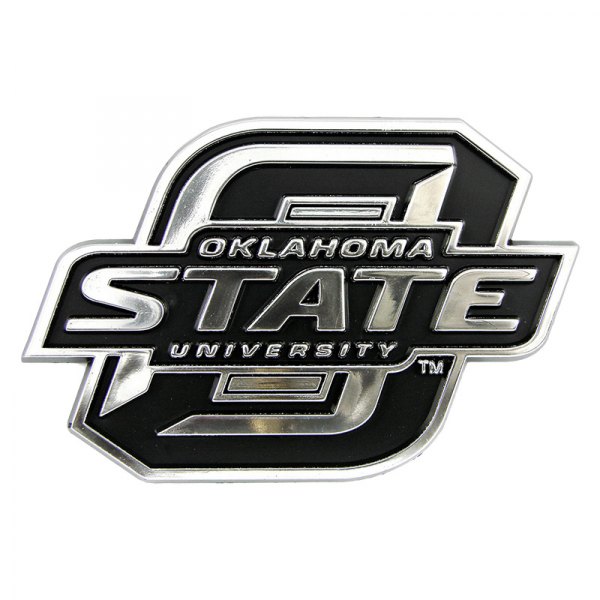 FanMats® - College "Oklahoma State University" Chrome Molded Emblem