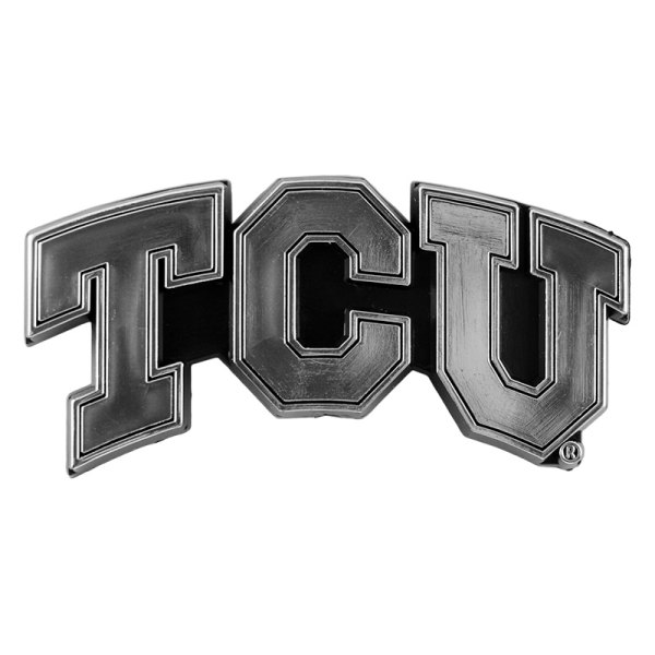 FanMats® - College "Texas Christian University" Chrome Molded Emblem