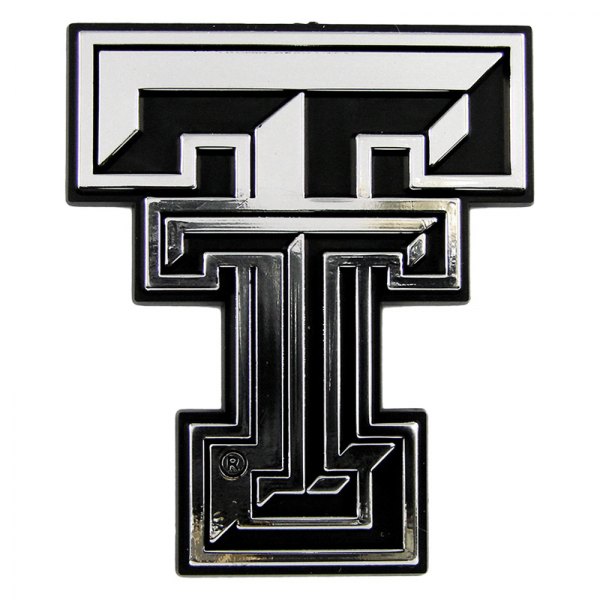 FanMats® - College "Texas Tech University" Chrome Molded Emblem