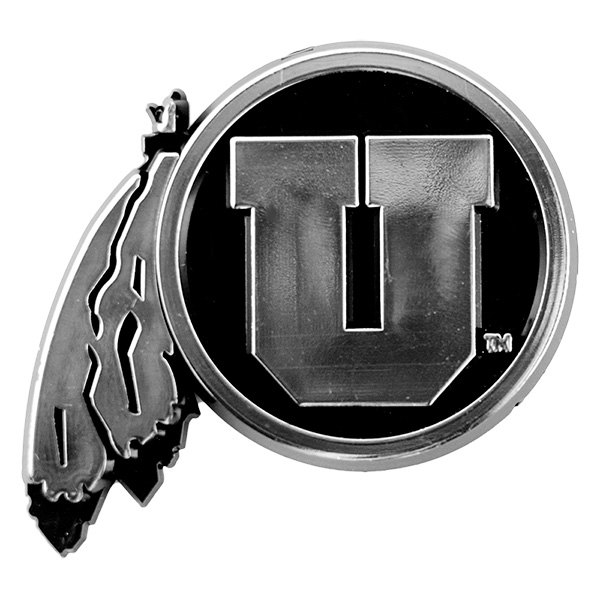 FanMats® - College "University of Utah" Chrome Molded Emblem