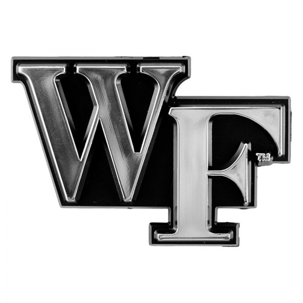 FanMats® - College "Wake Forest University" Chrome Molded Emblem