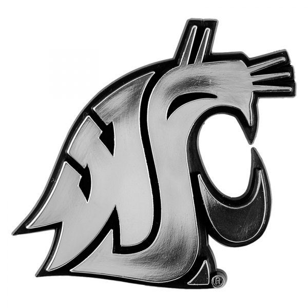 FanMats® - College "Washington State University" Chrome Molded Emblem