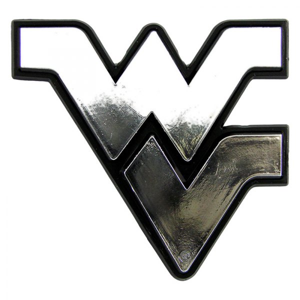 FanMats® - College "West Virginia University" Chrome Molded Emblem