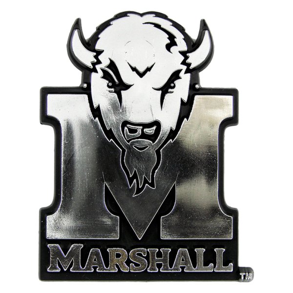 FanMats® - College "Marshall University" Chrome Molded Emblem