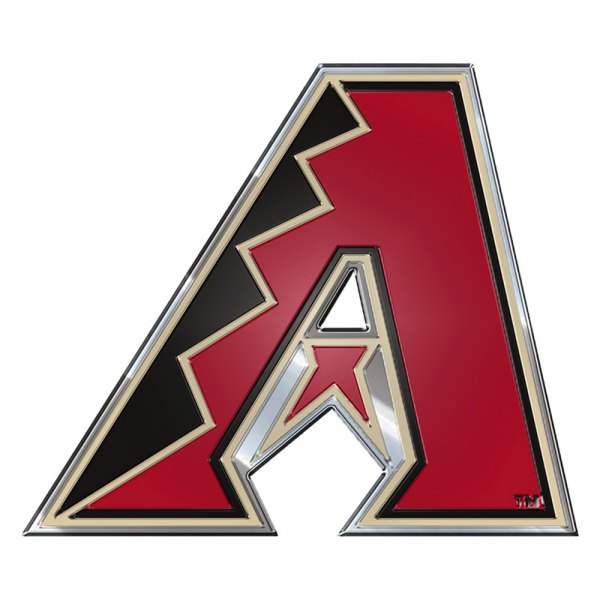 FanMats® - MLB "Arizona Diamondbacks" Red Embossed Emblem