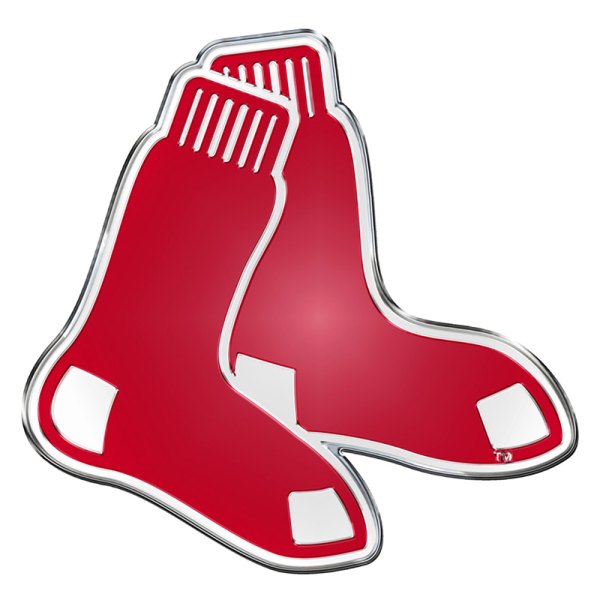 FanMats® - MLB "Boston Red Sox" Red Embossed Emblem