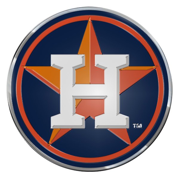 FanMats® - MLB "Houston Astros" Blue/Orange Embossed Emblem