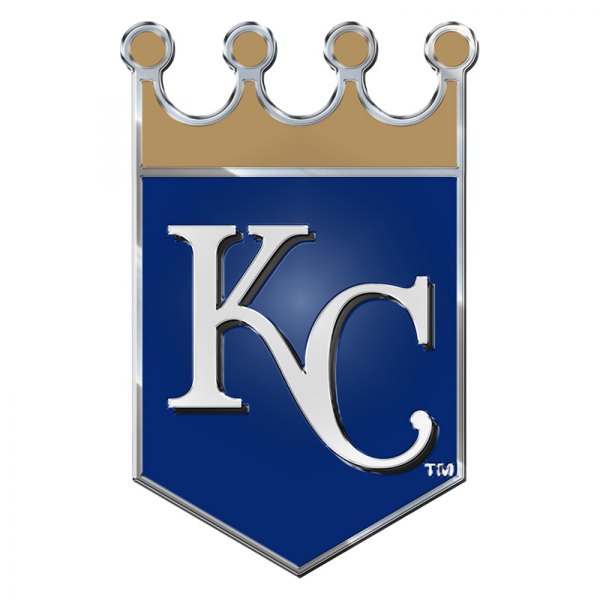 FanMats® - MLB "Kansas City Royals" Blue/Gold Embossed Emblem