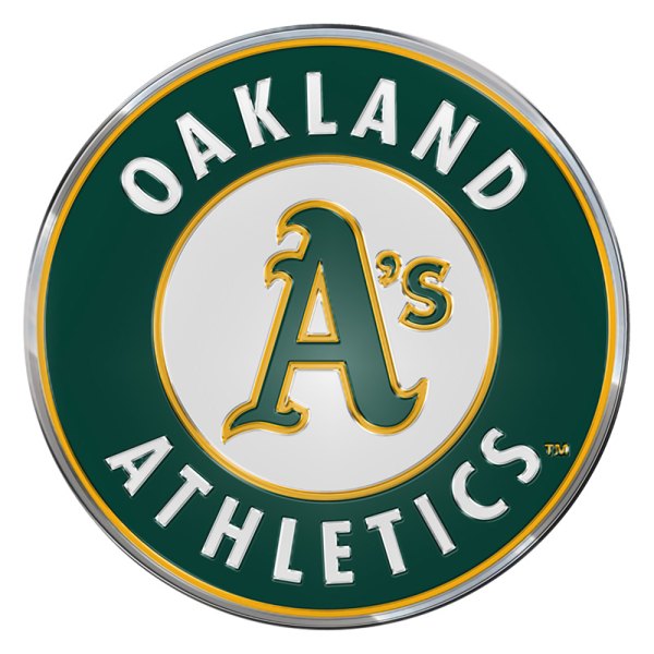 FanMats® - MLB "Oakland Athletics" Green Embossed Emblem