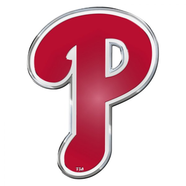 FanMats® - MLB "Philadelphia Phillies" Red Embossed Emblem