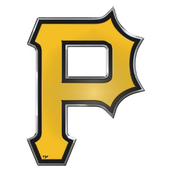 FanMats® - MLB "Pittsburgh Pirates" Yellow Embossed Emblem